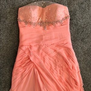 Gorgeous strapless chiffon gown